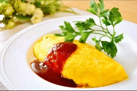 簡単シンプル☆ひき肉と玉ねぎのオムレツ♪